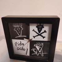 Orologio da parete Fido Dido del 1985 originale 