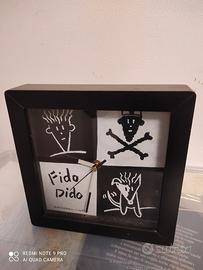 Orologio da parete Fido Dido del 1985 originale 