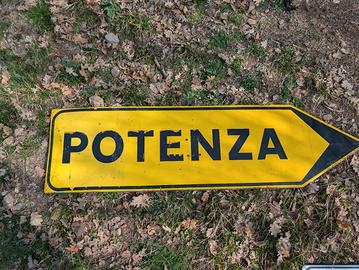 cartelli stradali fondo giallo