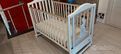 Cameretta neonato (lettino+fasciatoio+materasso)