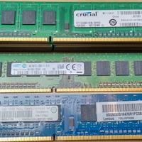 Banchi RAM formato DIMM DDR3 da 4Gb