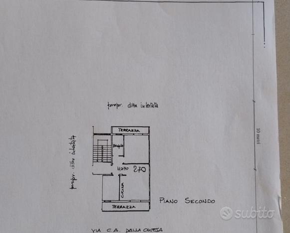 3,5 vani con garage e giardino