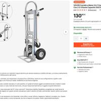 CARRELLO A MANO MULTIFUNZIONE
