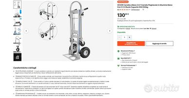 CARRELLO A MANO MULTIFUNZIONE