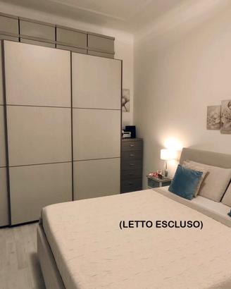 Camera da letto: armadio + cassettiere + comodini