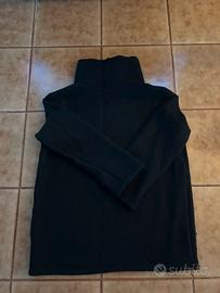 maglione nero in lana - ava nadri