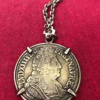 Francia LuigI XIIII moneta argento 1709