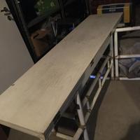 Tavolo bianco pieghevole