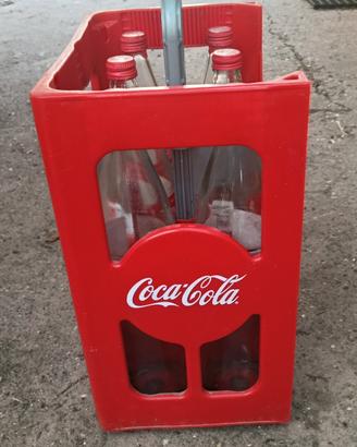 cassetta coca-cola in plastica vintage 