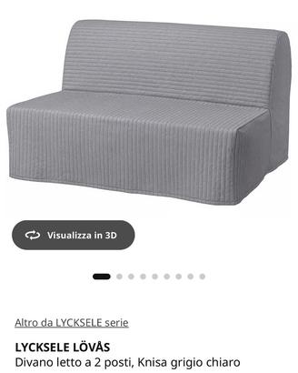 Divano letto ikea con copridivano
