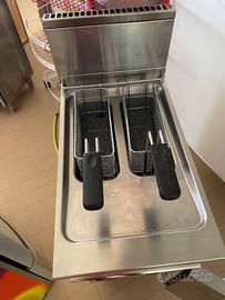 Friggitrice professionale a gas CASTA doppia vasca