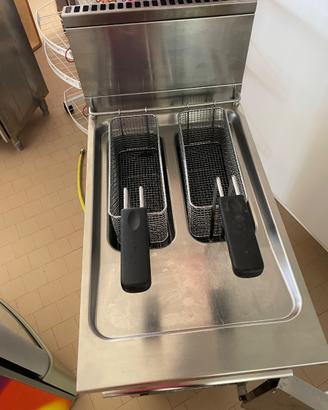 Friggitrice professionale a gas CASTA doppia vasca