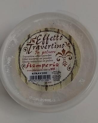 Polvere di gesso effetto travertino stamperia