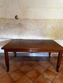 Tavolo legno e marmo