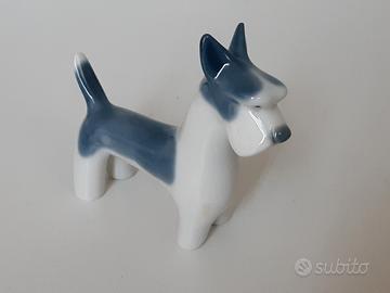 Statuetta cane terrier scozzese porcellana Lladro