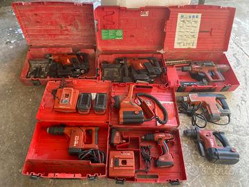 HILTI lotto trapani avvitatori ecc.professionali