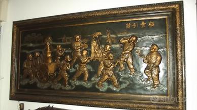 Grandissimo quadro cinese raro e insolito