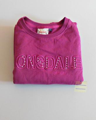 Felpa Lonsdale ragazza L Viola