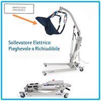 Sollevatore elettrico con alzata da terra disabili