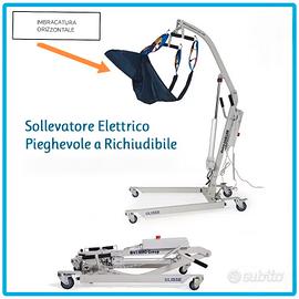 Sollevatore elettrico con alzata da terra disabili