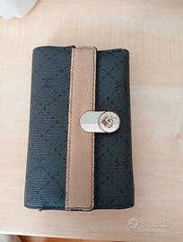 Portafoglio Carpisa bicolore grigio e beige
