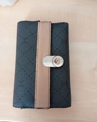 Portafoglio Carpisa bicolore grigio e beige