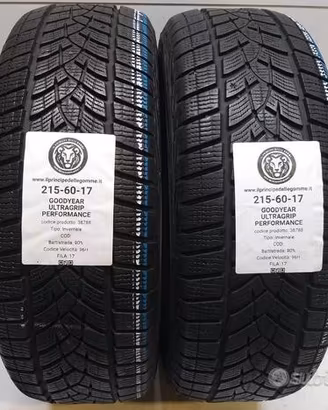 2 gomme 215 60 17 goodyear a38788