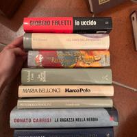 lotto libri vari Faletti Carrisi Pasolini Stilton