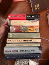 lotto libri vari Faletti Carrisi Pasolini Stilton