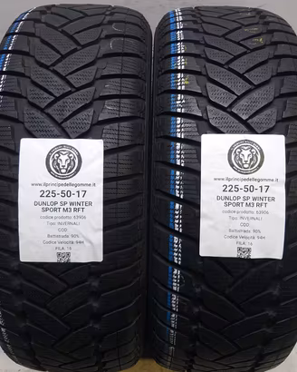 2 GOMME 225 50 17 DUNLOP A63906