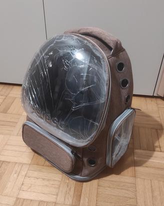 Zaino trasportino per gatti