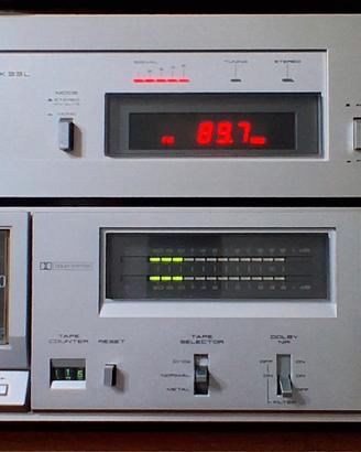 Impianto Stereo Hi-Fi Vintage AKAI Radio e Piastra