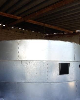 SILOS ALLEVI STOCCAGGIO CEREALI  10TN CON COCLEE