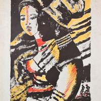 salvatore fiume litografia quadro