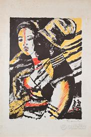 salvatore fiume litografia quadro