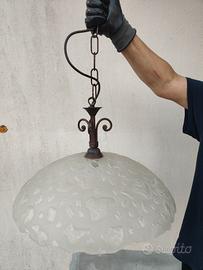 Lampadario in vetro di Murano 