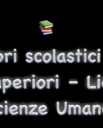 Libri per liceo scienze umane