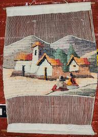 Arazzo Vintage Peruviano Originale Anni '60