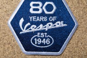Patch ricamata 80 della vespa 2026
