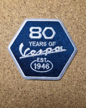 Patch ricamata 80 della vespa 2026