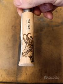 opinel pirografato a mano 