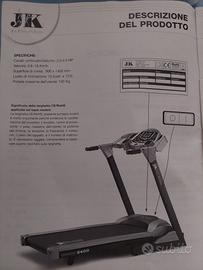 Tapis roulant JK fitness 8400 - Usato