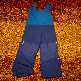Pantaloni Salopette sci bambino 4 anni