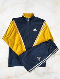 Tuta Adidas Vintage Anni 90 Blu Gialla XS S