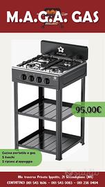 Cucina portatile a gas 