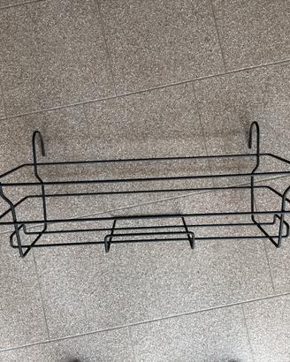Set portavasi da balcone in ferro battuto