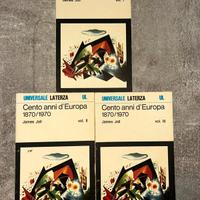 Cento Anni d'Europa 1870 / 1970 James Joll 3 Vol