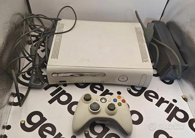 xbox 360 console con cavi e joystick 60 gb bianca 