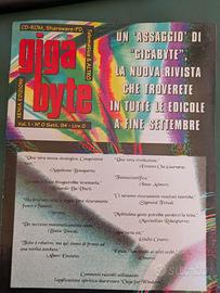 Giga Byte nr. 0 settembre 94 4 pagine
