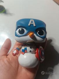 funko pop snowman capitan america 